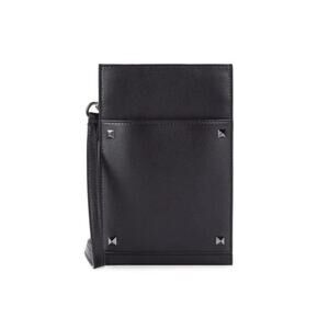 VALENTINO GARAVANI Rockstud Leather Phone Case Crossbody